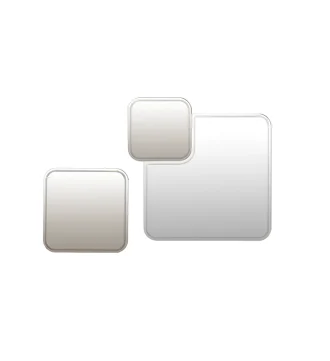 GARNETH Oglinda comoda (anthracite)